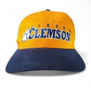 Twin Enterprise NCAA Clemson Tigers Strapback Hat Orange / Navy OS